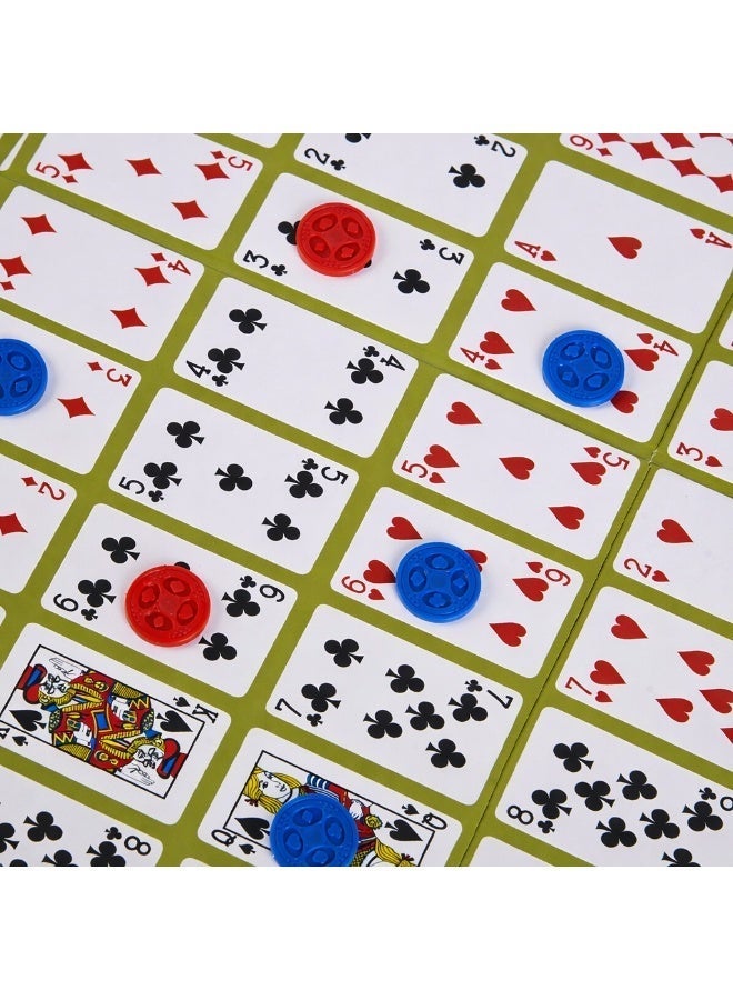 سيكوانس لعبة التحدي سيكونز (Sequence) - الحجم الكبير للعائلة والأصدقاء - Image 5